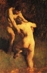 Jean Francois Millet Two Bathers China oil painting art